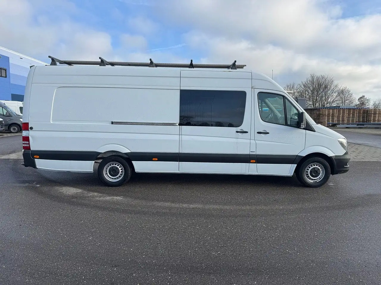 Mercedes-Benz Sprinter 319 CDI Maxi Lang XXL Extralang Mixto - Βαν, Διπλοκάμπινο ελαφρύ επαγγελματικό: φωτογραφία 4 Mercedes-Benz Sprinter 319 CDI Maxi Lang XXL Extralang Mixto - Βαν, Διπλοκάμπινο ελαφρύ επαγγελματικό: φωτογραφία 4
