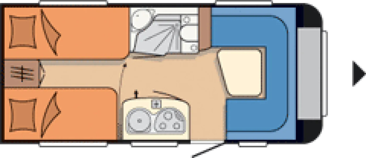 Wohnwagen Hobby De Luxe 460 LU - Ρυμουλκούμενο τροχόσπιτο: φωτογραφία 2 Wohnwagen Hobby De Luxe 460 LU - Ρυμουλκούμενο τροχόσπιτο: φωτογραφία 2