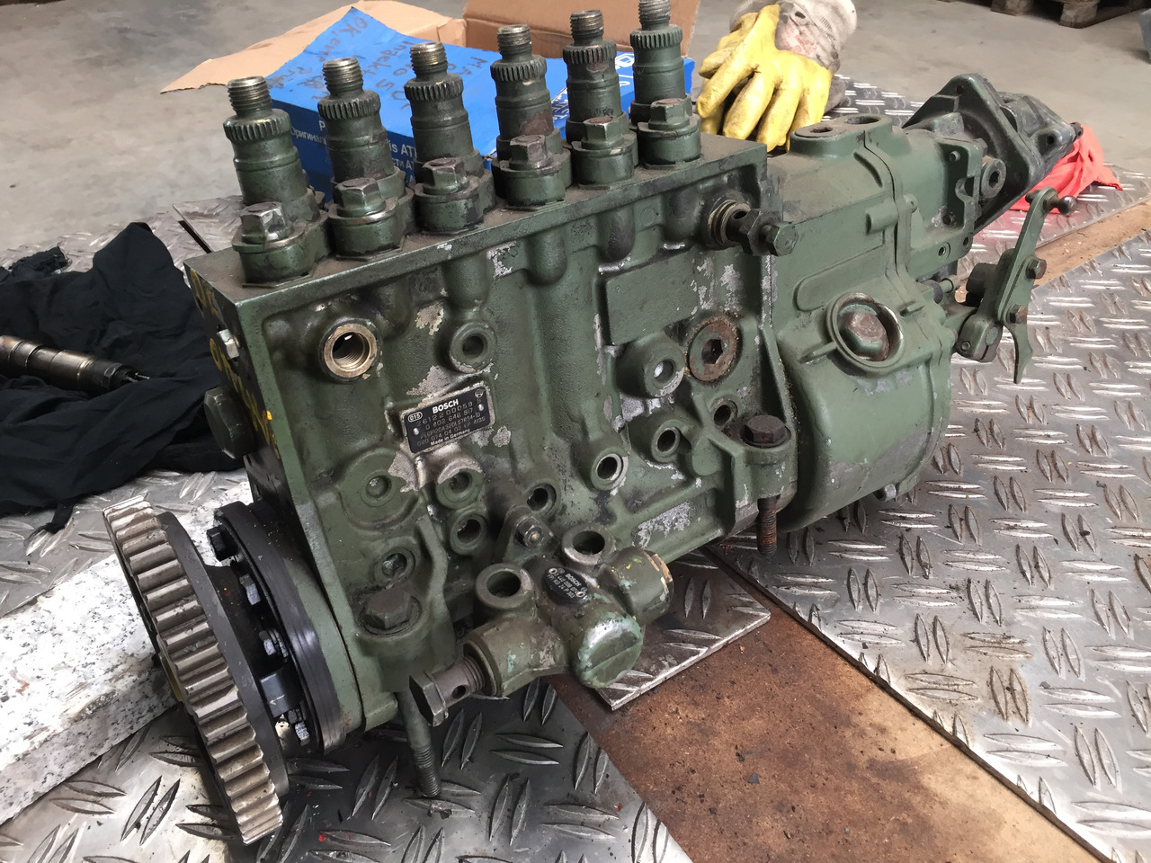 Αντλία καυσίμου για Φορτηγό Gebrauchte Einspritzpumpe MB OM 441, Bosch - Nr. : 0402 646 917: φωτογραφία 7 Αντλία καυσίμου για Φορτηγό Gebrauchte Einspritzpumpe MB OM 441, Bosch - Nr. : 0402 646 917: φωτογραφία 7