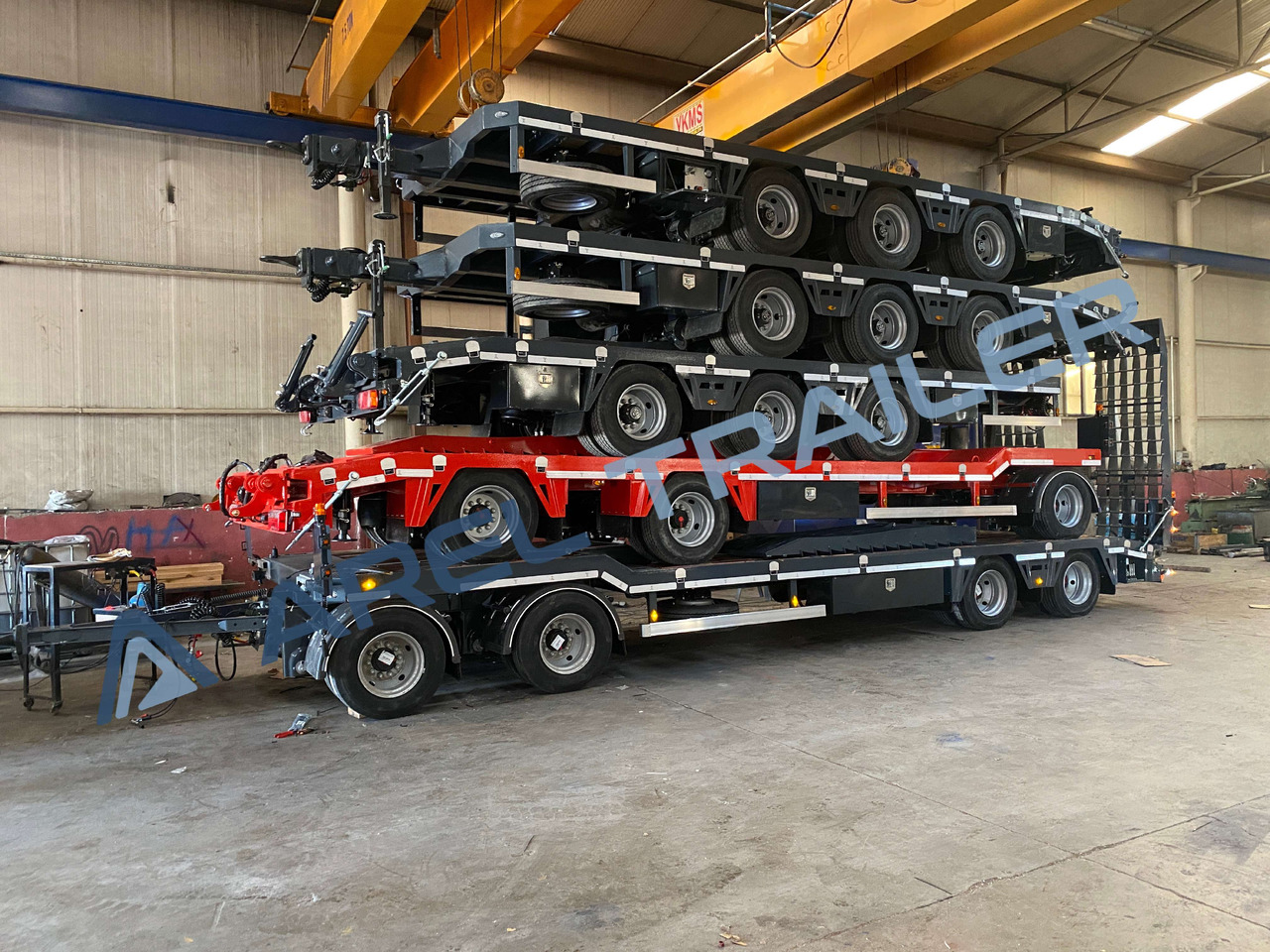 AREL TRAILER 2+2 4 AXLE DRAWBAR REMORQUE TRAILER - Ρυμούλκα με χαμηλό δάπεδο: φωτογραφία 2 AREL TRAILER 2+2 4 AXLE DRAWBAR REMORQUE TRAILER - Ρυμούλκα με χαμηλό δάπεδο: φωτογραφία 2
