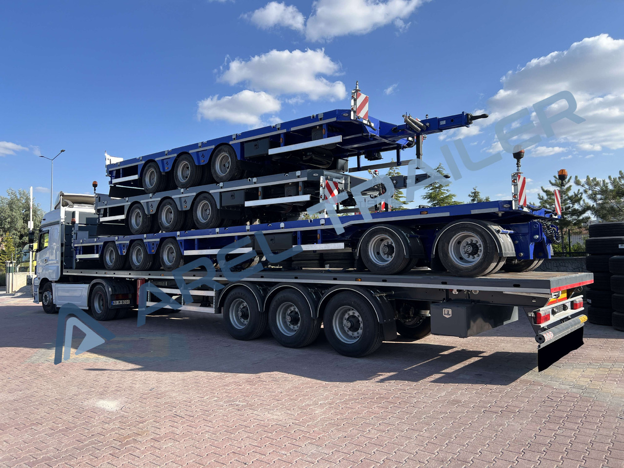 AREL TRAILER 3+2 5 AXLE DRAWBAR REMORQUE TRAILER - Ρυμούλκα με χαμηλό δάπεδο: φωτογραφία 2 AREL TRAILER 3+2 5 AXLE DRAWBAR REMORQUE TRAILER - Ρυμούλκα με χαμηλό δάπεδο: φωτογραφία 2