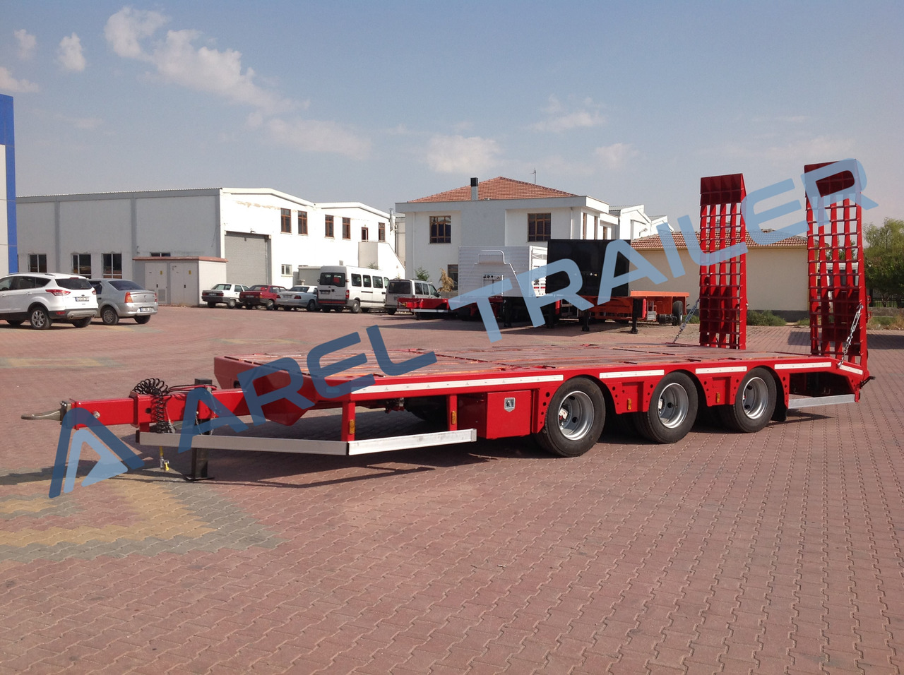 AREL TRAILER 3 AXLE TRIDEM CENTRE AXLE REMORQUE DRAWBAR - Ρυμούλκα με χαμηλό δάπεδο: φωτογραφία 1 AREL TRAILER 3 AXLE TRIDEM CENTRE AXLE REMORQUE DRAWBAR - Ρυμούλκα με χαμηλό δάπεδο: φωτογραφία 1