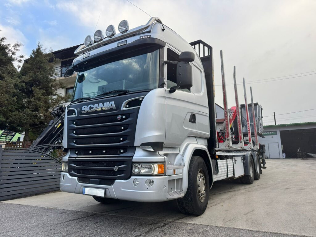 SCANIA R580 - Φορτηγό ξυλείας, Φορτηγό με γερανό: φωτογραφία 2 SCANIA R580 - Φορτηγό ξυλείας, Φορτηγό με γερανό: φωτογραφία 2