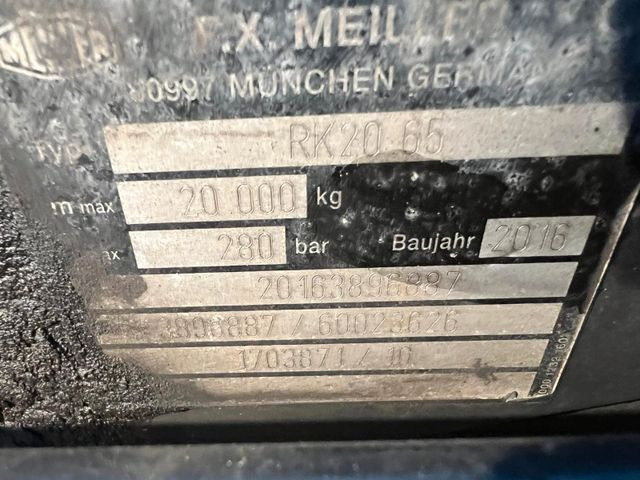 Φορτηγό φόρτωσης γάντζου MAN TGS 26.400 Meiller RK-2065/KEINE 460,440: φωτογραφία 6