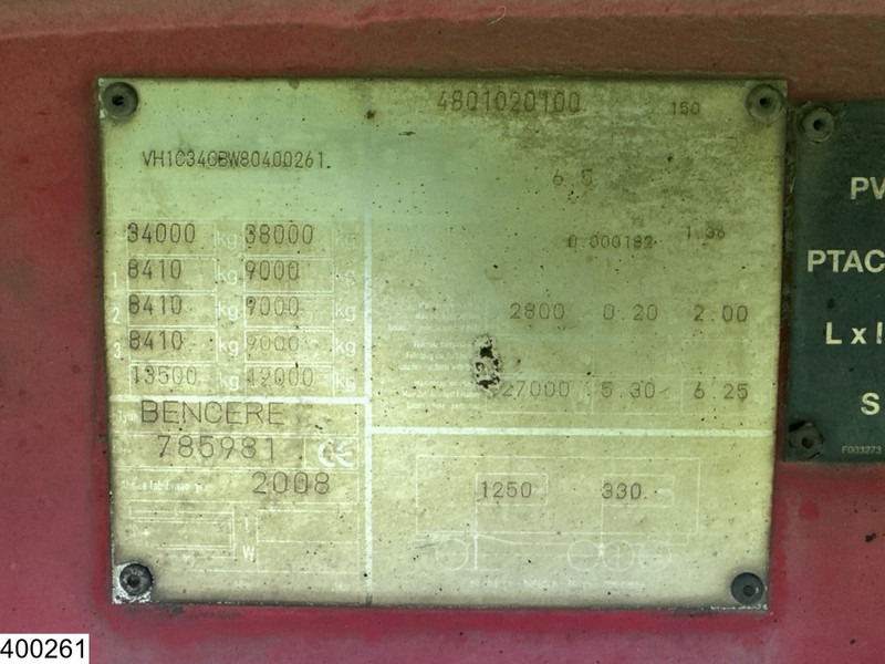 Benalu kipper 46 m3 - Επικαθήμενο ανατρεπόμενο: φωτογραφία 4 Benalu kipper 46 m3 - Επικαθήμενο ανατρεπόμενο: φωτογραφία 4