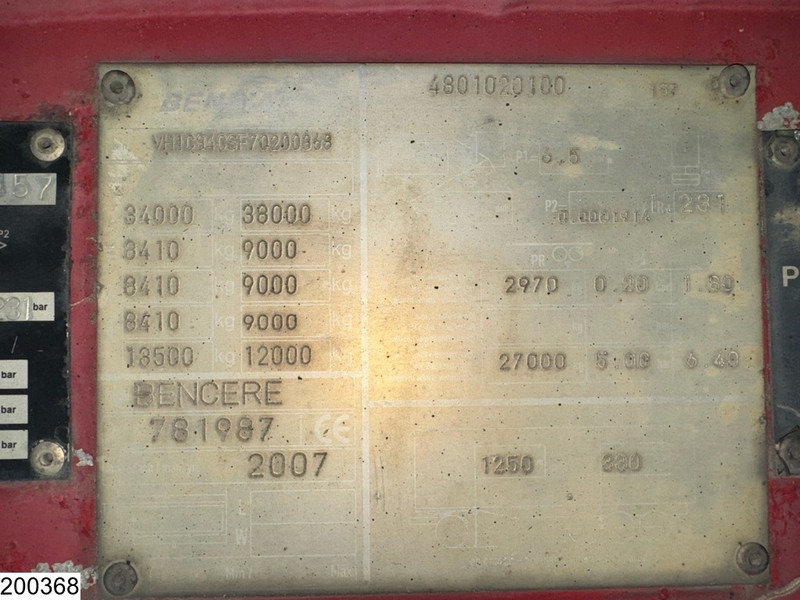 Benalu kipper 53m3 - Επικαθήμενο ανατρεπόμενο: φωτογραφία 4 Benalu kipper 53m3 - Επικαθήμενο ανατρεπόμενο: φωτογραφία 4