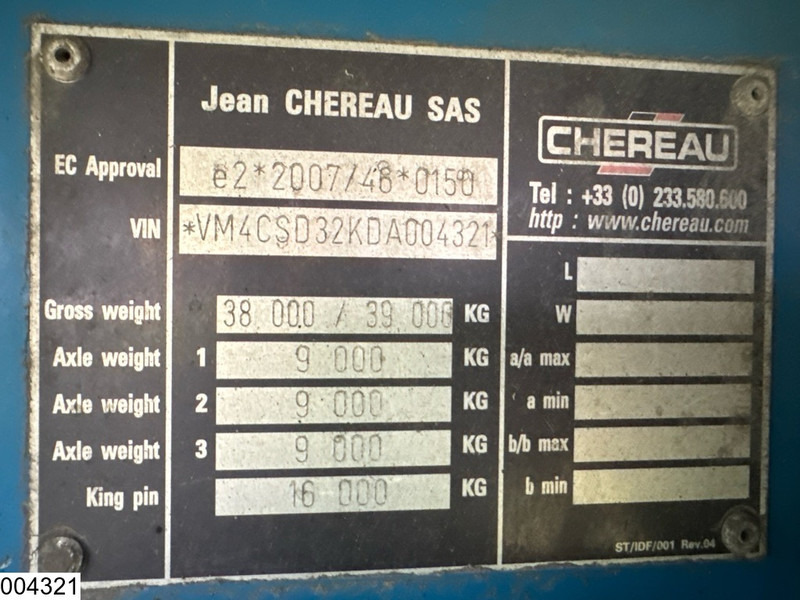 Chereau Koel vries Carrier Vector 1550 - Επικαθήμενο ψυγείο: φωτογραφία 4 Chereau Koel vries Carrier Vector 1550 - Επικαθήμενο ψυγείο: φωτογραφία 4