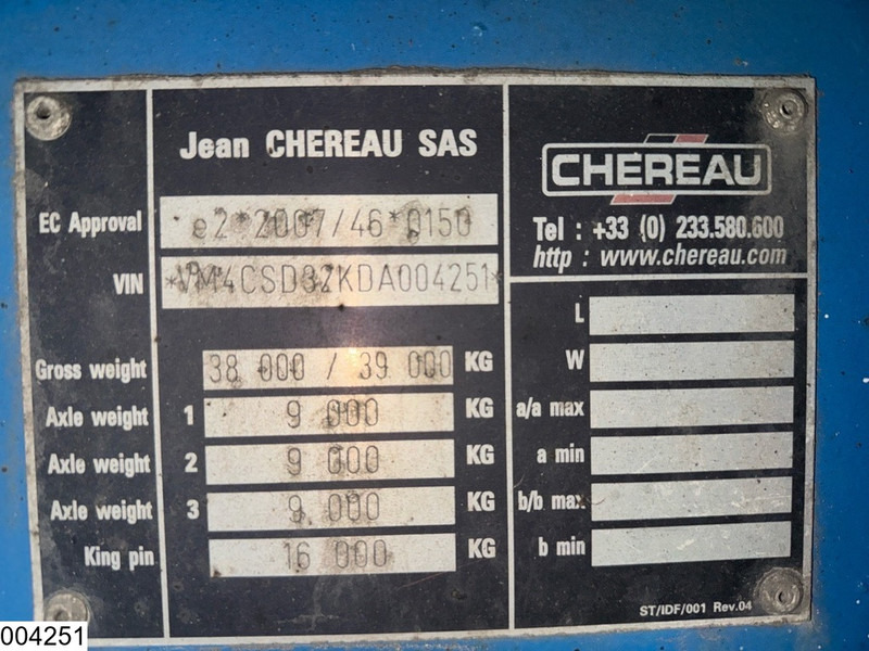 Chereau Koel vries Carrier Vector 1950 Mt - Επικαθήμενο ψυγείο: φωτογραφία 4 Chereau Koel vries Carrier Vector 1950 Mt - Επικαθήμενο ψυγείο: φωτογραφία 4