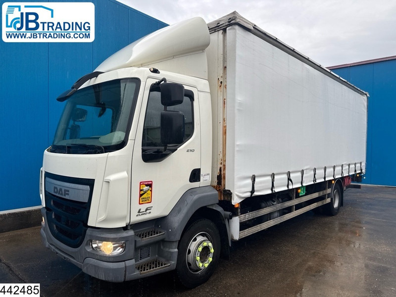 DAF LF 210 EURO 6, Dhollandia - Φορτηγό μουσαμάς: φωτογραφία 1 DAF LF 210 EURO 6, Dhollandia - Φορτηγό μουσαμάς: φωτογραφία 1