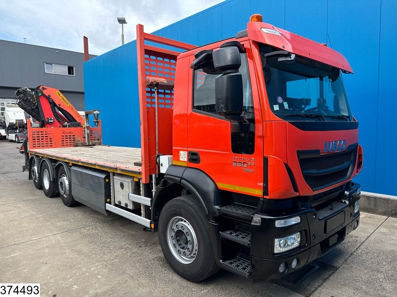 Iveco Stralis 330 CNG 8x2, CNG, Palfinger, Remote, 92.000KM - Φορτηγό με ανοιχτή καρότσα, Φορτηγό με γερανό: φωτογραφία 4 Iveco Stralis 330 CNG 8x2, CNG, Palfinger, Remote, 92.000KM - Φορτηγό με ανοιχτή καρότσα, Φορτηγό με γερανό: φωτογραφία 4