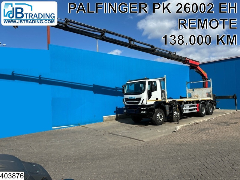 Iveco Stralis 360 8x4, EURO 6, Palfinger, Remote, Steel suspenion - Φορτηγό με ανοιχτή καρότσα, Φορτηγό με γερανό: φωτογραφία 1 Iveco Stralis 360 8x4, EURO 6, Palfinger, Remote, Steel suspenion - Φορτηγό με ανοιχτή καρότσα, Φορτηγό με γερανό: φωτογραφία 1