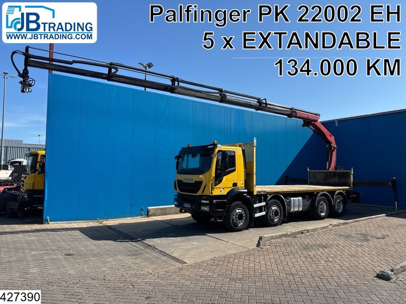 Iveco Stralis 480 8X4, EURO 6D, Retarder, Palfinger - Φορτηγό με ανοιχτή καρότσα, Φορτηγό με γερανό: φωτογραφία 1 Iveco Stralis 480 8X4, EURO 6D, Retarder, Palfinger - Φορτηγό με ανοιχτή καρότσα, Φορτηγό με γερανό: φωτογραφία 1