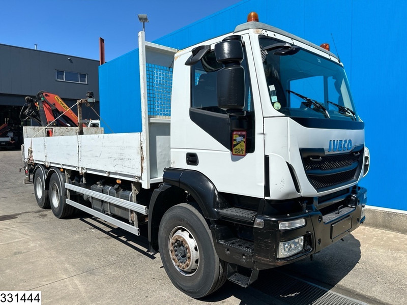 Iveco Trakker 360 6X4, EURO 6, Steel suspension, Palfinger - Φορτηγό με ανοιχτή καρότσα, Φορτηγό με γερανό: φωτογραφία 3 Iveco Trakker 360 6X4, EURO 6, Steel suspension, Palfinger - Φορτηγό με ανοιχτή καρότσα, Φορτηγό με γερανό: φωτογραφία 3