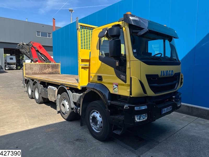 Iveco X-Way 480 8X4, EURO 6D, Retarder, Palfinger - Φορτηγό με ανοιχτή καρότσα, Φορτηγό με γερανό: φωτογραφία 3 Iveco X-Way 480 8X4, EURO 6D, Retarder, Palfinger - Φορτηγό με ανοιχτή καρότσα, Φορτηγό με γερανό: φωτογραφία 3