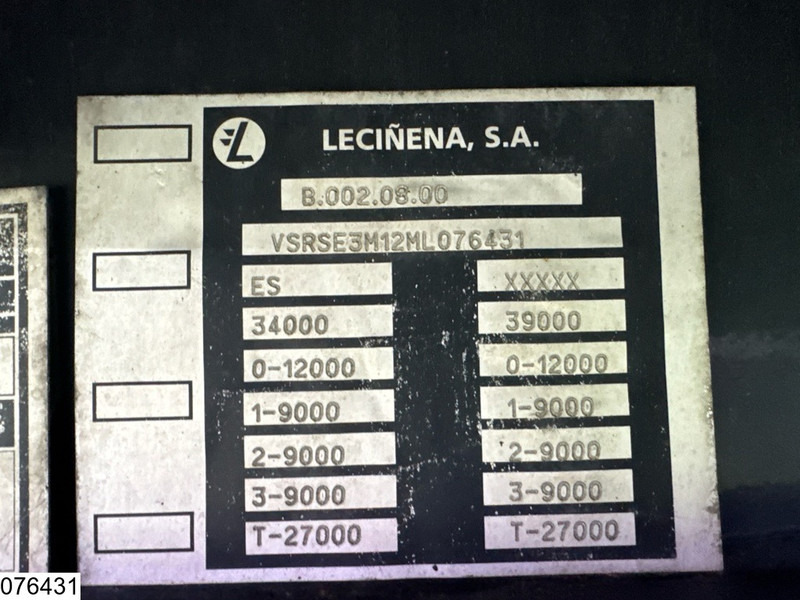 Lecinena Semie 42,000 kg, steering axle - Επικαθήμενο με χαμηλό δάπεδο: φωτογραφία 4 Lecinena Semie 42,000 kg, steering axle - Επικαθήμενο με χαμηλό δάπεδο: φωτογραφία 4
