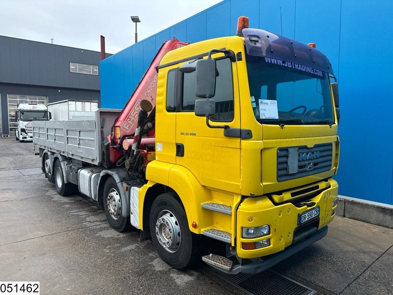 MAN TGA 35 400 8x2, Handgeschakeld, Fassi, Remote - Φορτηγό με ανοιχτή καρότσα, Φορτηγό με γερανό: φωτογραφία 3 MAN TGA 35 400 8x2, Handgeschakeld, Fassi, Remote - Φορτηγό με ανοιχτή καρότσα, Φορτηγό με γερανό: φωτογραφία 3