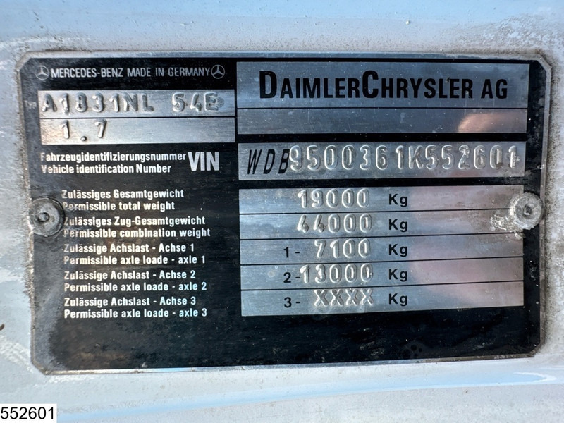 Μίσθωση Mercedes-Benz Actros 1831 Palfinger, Remote, Manual Mercedes-Benz Actros 1831 Palfinger, Remote, Manual: φωτογραφία 7
