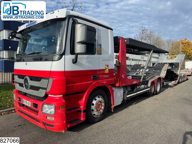 Mercedes-Benz Actros 2544 EURO 5, Lohr, Retarder, Combi - Φορτηγό αυτοκινητάμαξα: φωτογραφία 1 Mercedes-Benz Actros 2544 EURO 5, Lohr, Retarder, Combi - Φορτηγό αυτοκινητάμαξα: φωτογραφία 1