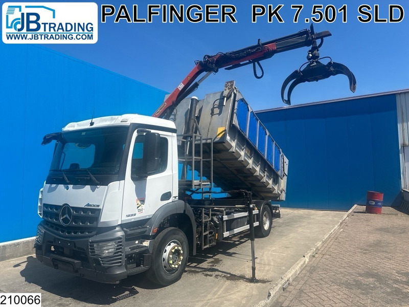 Mercedes-Benz Arocs 1833 EURO 6, Kipper, Palfinger - Φορτηγό ανατρεπόμενο, Φορτηγό με γερανό: φωτογραφία 1 Mercedes-Benz Arocs 1833 EURO 6, Kipper, Palfinger - Φορτηγό ανατρεπόμενο, Φορτηγό με γερανό: φωτογραφία 1