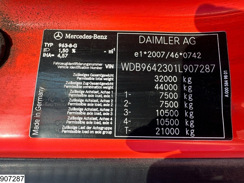 Μίσθωση Mercedes-Benz Arocs 3240 8X4, EURO 6, Steel suspension, Palfinger Mercedes-Benz Arocs 3240 8X4, EURO 6, Steel suspension, Palfinger: φωτογραφία 7