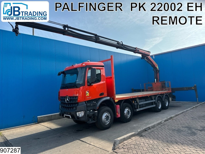 Mercedes-Benz Arocs 3240 8X4, EURO 6, Steel suspension, Palfinger - Φορτηγό με ανοιχτή καρότσα, Φορτηγό με γερανό: φωτογραφία 1 Mercedes-Benz Arocs 3240 8X4, EURO 6, Steel suspension, Palfinger - Φορτηγό με ανοιχτή καρότσα, Φορτηγό με γερανό: φωτογραφία 1