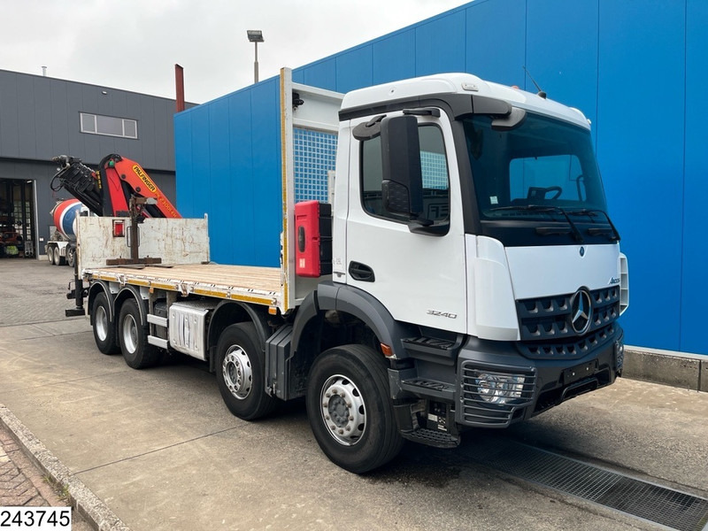 Mercedes-Benz Arocs 3240 8X4, EURO 6, Steel suspension, Palfinger - Φορτηγό με ανοιχτή καρότσα, Φορτηγό με γερανό: φωτογραφία 3 Mercedes-Benz Arocs 3240 8X4, EURO 6, Steel suspension, Palfinger - Φορτηγό με ανοιχτή καρότσα, Φορτηγό με γερανό: φωτογραφία 3