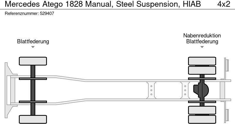 Φορτηγό ανατρεπόμενο, Φορτηγό με γερανό Mercedes-Benz Atego 1828 Manual, Steel Suspension, HIAB: φωτογραφία 16 Φορτηγό ανατρεπόμενο, Φορτηγό με γερανό Mercedes-Benz Atego 1828 Manual, Steel Suspension, HIAB: φωτογραφία 16