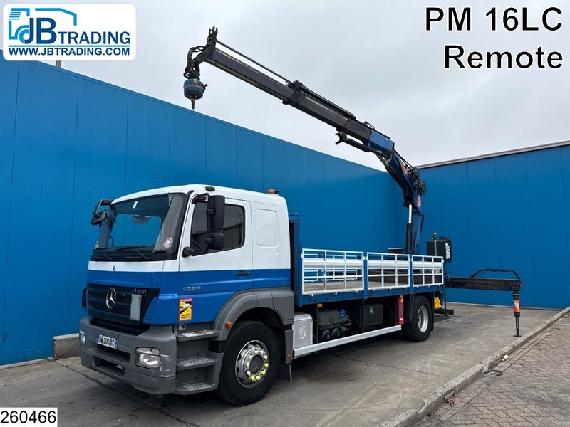 Mercedes-Benz Axor 1829 Manual, PM, Remote control - Φορτηγό με ανοιχτή καρότσα, Φορτηγό με γερανό: φωτογραφία 1 Mercedes-Benz Axor 1829 Manual, PM, Remote control - Φορτηγό με ανοιχτή καρότσα, Φορτηγό με γερανό: φωτογραφία 1