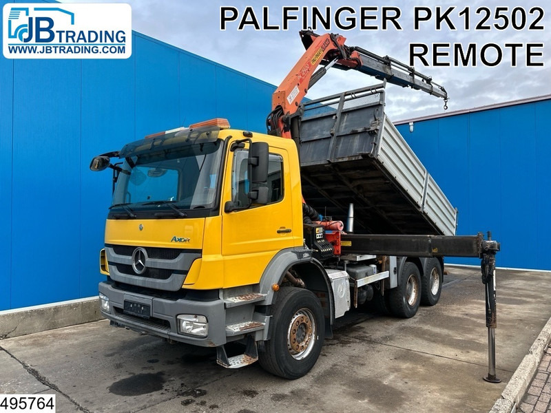 Mercedes-Benz Axor 2629 EURO 5, Palfinger, Remote, Steel - Φορτηγό ανατρεπόμενο, Φορτηγό με γερανό: φωτογραφία 1 Mercedes-Benz Axor 2629 EURO 5, Palfinger, Remote, Steel - Φορτηγό ανατρεπόμενο, Φορτηγό με γερανό: φωτογραφία 1