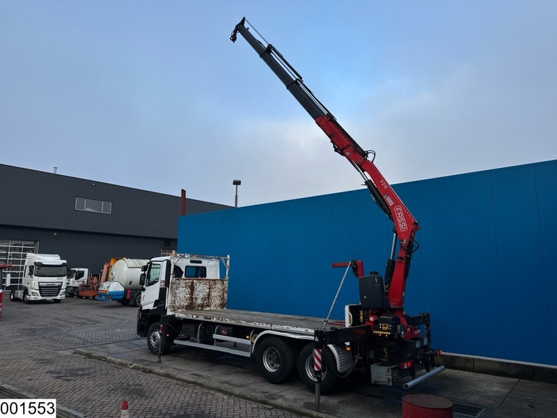 Renault C 380 6x4, EURO 6, Fassi, Steel suspension, Remote - Φορτηγό με ανοιχτή καρότσα, Φορτηγό με γερανό: φωτογραφία 4 Renault C 380 6x4, EURO 6, Fassi, Steel suspension, Remote - Φορτηγό με ανοιχτή καρότσα, Φορτηγό με γερανό: φωτογραφία 4