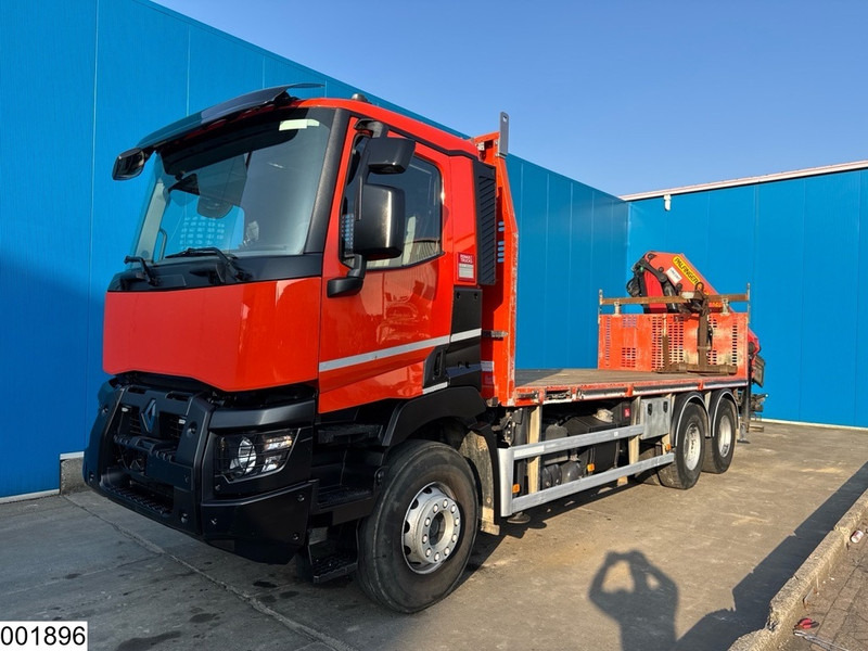 Renault C 430 6x4, EURO 6, Retarder, Palfinger,Remote - Φορτηγό με ανοιχτή καρότσα, Φορτηγό με γερανό: φωτογραφία 4 Renault C 430 6x4, EURO 6, Retarder, Palfinger,Remote - Φορτηγό με ανοιχτή καρότσα, Φορτηγό με γερανό: φωτογραφία 4