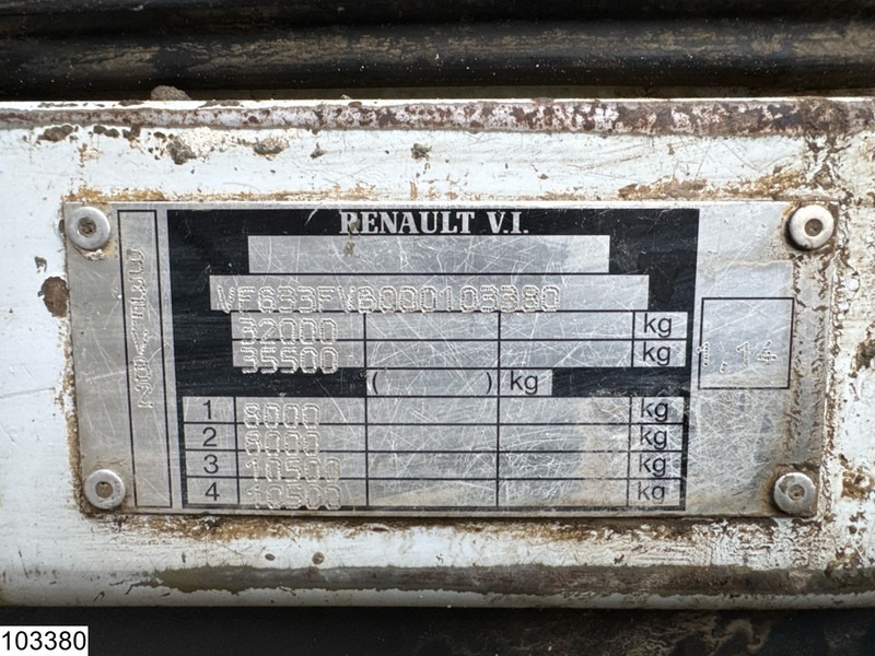 Μπετονιέρα φορτηγό Renault Kerax 370 8x4, EURO 3, Cifa, 9m3, Remote: φωτογραφία 7 Μπετονιέρα φορτηγό Renault Kerax 370 8x4, EURO 3, Cifa, 9m3, Remote: φωτογραφία 7