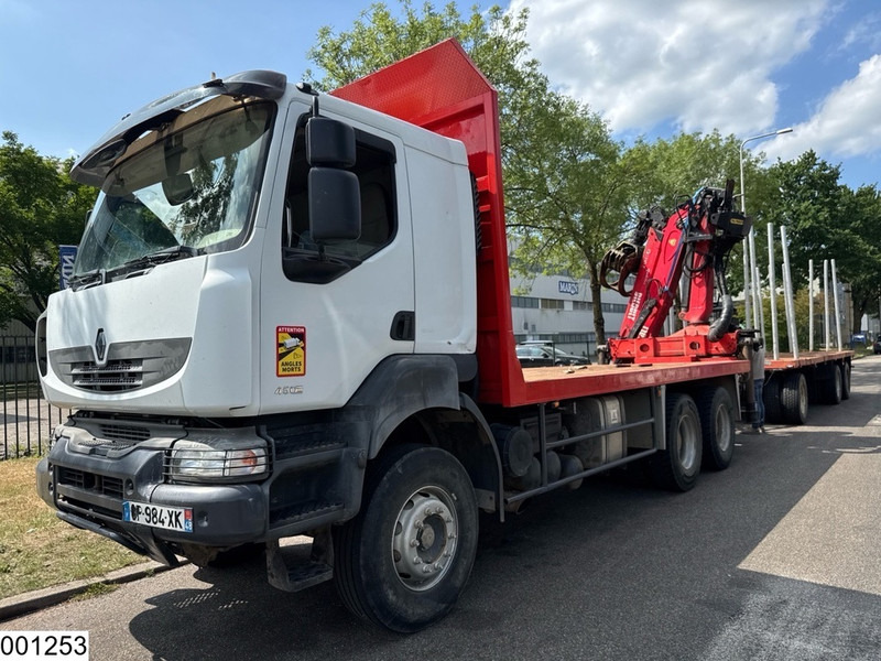 Renault Kerax 450 Dxi 6x4, Manual, Steel, Palfinger, Combi - Φορτηγό ξυλείας, Φορτηγό με γερανό: φωτογραφία 2 Renault Kerax 450 Dxi 6x4, Manual, Steel, Palfinger, Combi - Φορτηγό ξυλείας, Φορτηγό με γερανό: φωτογραφία 2