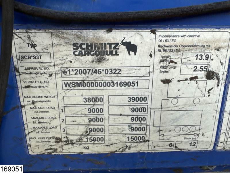 Schmitz Cargobull Tautliner - Επικαθήμενο κουρτίνα: φωτογραφία 4 Schmitz Cargobull Tautliner - Επικαθήμενο κουρτίνα: φωτογραφία 4