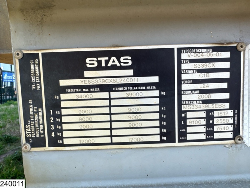 Stas kipper 26 m3 - Επικαθήμενο ανατρεπόμενο: φωτογραφία 4 Stas kipper 26 m3 - Επικαθήμενο ανατρεπόμενο: φωτογραφία 4