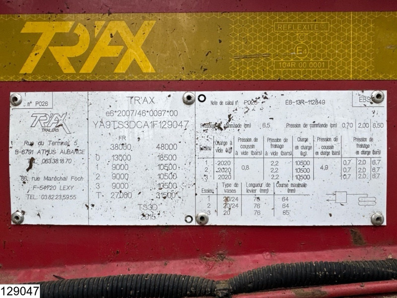 Trax open laadbak Timber transport, Kesla 2014 - Ημιρυμουλκούμενο μεταφοράς ξυλείας: φωτογραφία 4 Trax open laadbak Timber transport, Kesla 2014 - Ημιρυμουλκούμενο μεταφοράς ξυλείας: φωτογραφία 4