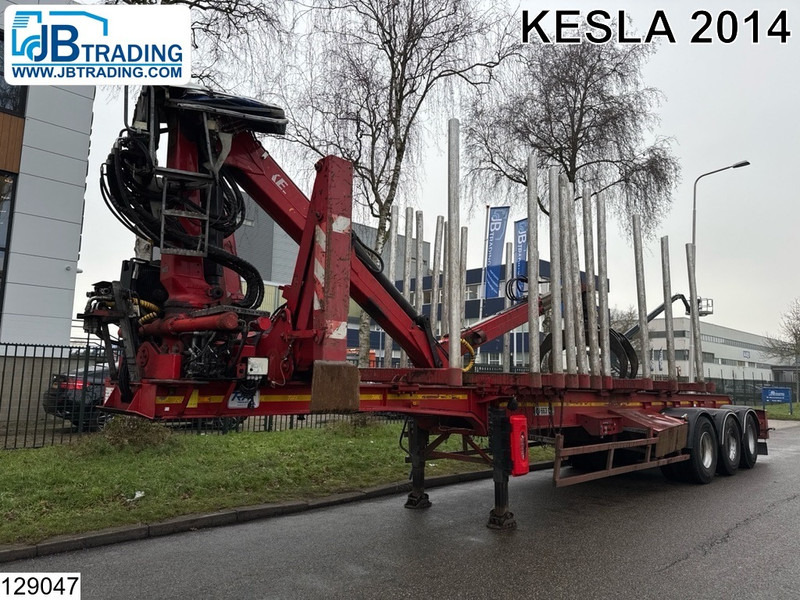 Trax open laadbak Timber transport, Kesla 2014 - Ημιρυμουλκούμενο μεταφοράς ξυλείας: φωτογραφία 1 Trax open laadbak Timber transport, Kesla 2014 - Ημιρυμουλκούμενο μεταφοράς ξυλείας: φωτογραφία 1