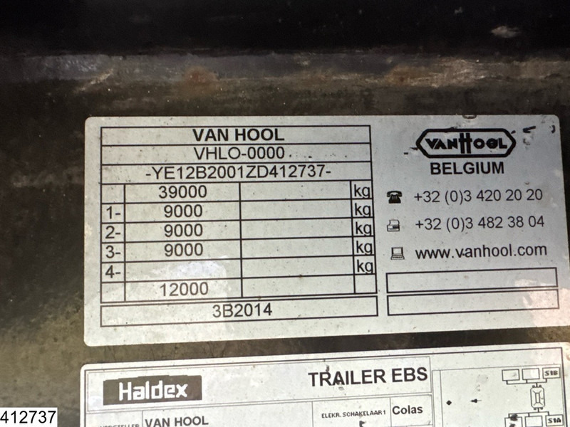 Van Hool gesloten bak - Επικαθήμενο κόφα: φωτογραφία 4 Van Hool gesloten bak - Επικαθήμενο κόφα: φωτογραφία 4