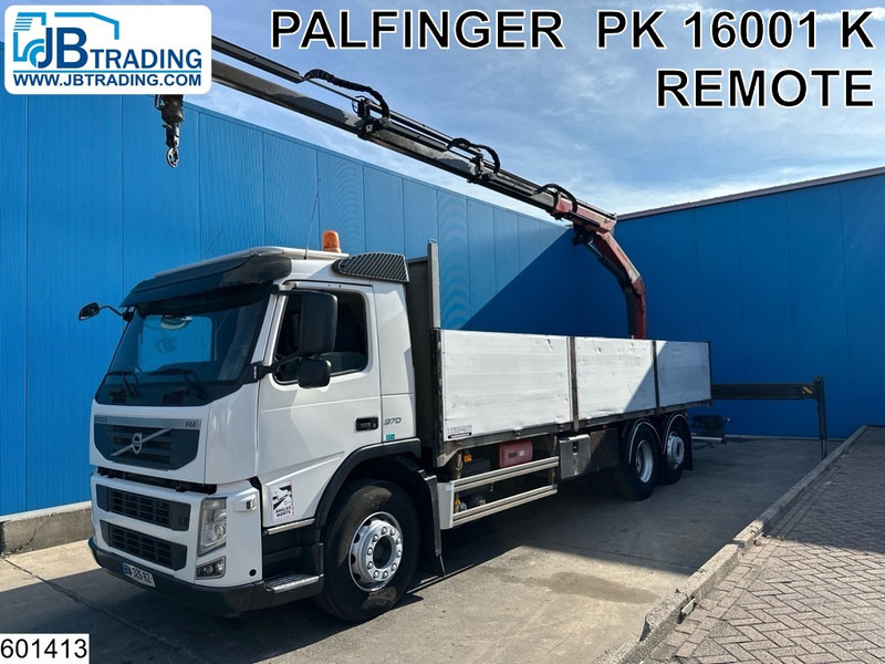 Volvo FM 370 6X2, EURO 5, Palfinger, Remote - Φορτηγό με ανοιχτή καρότσα, Φορτηγό με γερανό: φωτογραφία 1 Volvo FM 370 6X2, EURO 5, Palfinger, Remote - Φορτηγό με ανοιχτή καρότσα, Φορτηγό με γερανό: φωτογραφία 1