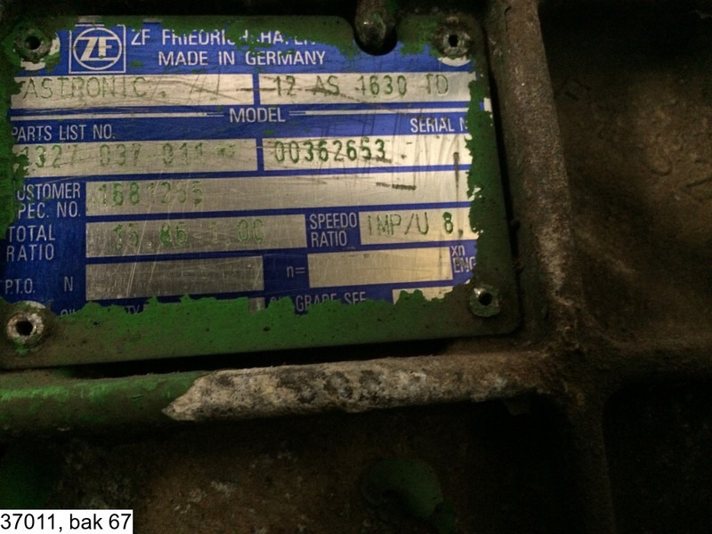 ZF 12 AS 4630 TD, Astronic, Automatic - Κιβώτιο ταχυτήτων: φωτογραφία 2 ZF 12 AS 4630 TD, Astronic, Automatic - Κιβώτιο ταχυτήτων: φωτογραφία 2