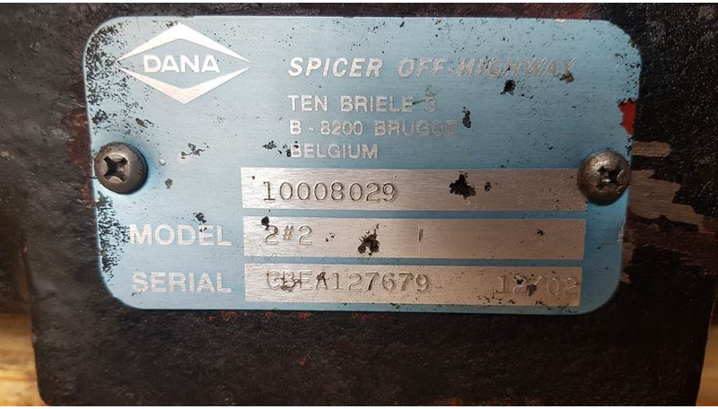 DANA Spicer 2 # 2 - Liebherr L 544 - Transmission/ - Κιβώτιο ταχυτήτων και ανταλλακτικά για Κατασκευή μηχανήματα: φωτογραφία 5 DANA Spicer 2 # 2 - Liebherr L 544 - Transmission/ - Κιβώτιο ταχυτήτων και ανταλλακτικά για Κατασκευή μηχανήματα: φωτογραφία 5