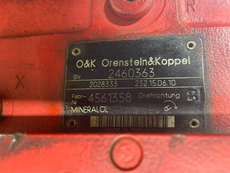 O & K MH6.5-2460363-Drive pump/Fahrpumpe/Rijpomp - Υδραυλικό για Κατασκευή μηχανήματα: φωτογραφία 4 O & K MH6.5-2460363-Drive pump/Fahrpumpe/Rijpomp - Υδραυλικό για Κατασκευή μηχανήματα: φωτογραφία 4