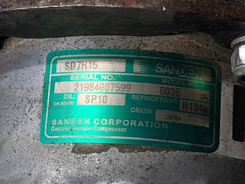 SANDEN SD7H15-6035-Compressor/Kompressor/Aircopomp - Κομπρεσέρ A/C για Κατασκευή μηχανήματα: φωτογραφία 4 SANDEN SD7H15-6035-Compressor/Kompressor/Aircopomp - Κομπρεσέρ A/C για Κατασκευή μηχανήματα: φωτογραφία 4