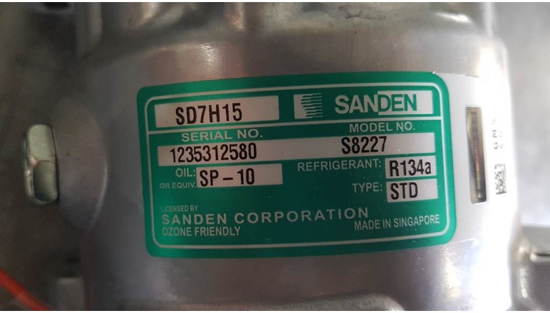 SANDEN SD7H15-S8227-Compressor/Kompressor/Aircopom - Κινητήρας και ανταλλακτικά για Κατασκευή μηχανήματα: φωτογραφία 3 SANDEN SD7H15-S8227-Compressor/Kompressor/Aircopom - Κινητήρας και ανταλλακτικά για Κατασκευή μηχανήματα: φωτογραφία 3