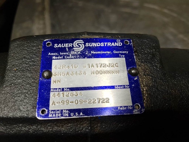Sauer Sundstrand 42R41DG1A172J2C - Kramer - Pump - Υδραυλικό: φωτογραφία 3 Sauer Sundstrand 42R41DG1A172J2C - Kramer - Pump - Υδραυλικό: φωτογραφία 3