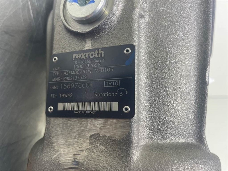 WACKER NEUSON -Rexroth A2FM80/61W-Drive motor/Fahrmotor/Rijmotor - Υδραυλικό για Κατασκευή μηχανήματα: φωτογραφία 4 WACKER NEUSON -Rexroth A2FM80/61W-Drive motor/Fahrmotor/Rijmotor - Υδραυλικό για Κατασκευή μηχανήματα: φωτογραφία 4