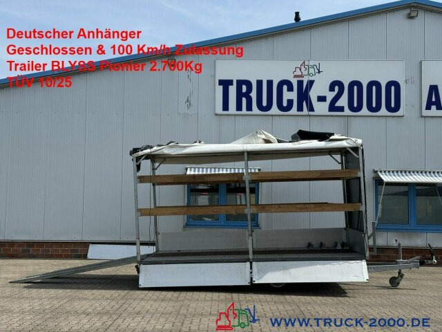 Blyss Pionier Trailer 2.700Kg GESCHLOSSEN 100 Km/h - Ρυμούλκα αυτοκινητάμαξα: φωτογραφία 1 Blyss Pionier Trailer 2.700Kg GESCHLOSSEN 100 Km/h - Ρυμούλκα αυτοκινητάμαξα: φωτογραφία 1