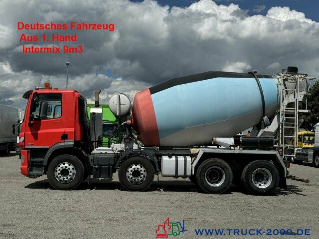 DAF CF400 8x4 Putzmeister-Intermix 9m3 Deutscher LKW - Μπετονιέρα φορτηγό: φωτογραφία 1 DAF CF400 8x4 Putzmeister-Intermix 9m3 Deutscher LKW - Μπετονιέρα φορτηγό: φωτογραφία 1