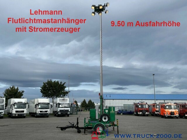 Lehmann Lichtmastanhänger + 20 kVA Stromerzeuger - Πύργος φωτισμού: φωτογραφία 1 Lehmann Lichtmastanhänger + 20 kVA Stromerzeuger - Πύργος φωτισμού: φωτογραφία 1