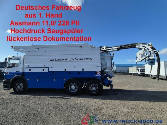 Mercedes-Benz Axor 2633 Hochdrucksaugspüler Assmann 9500 Liter - Όχημα εκκένωσης βόθρων: φωτογραφία 1 Mercedes-Benz Axor 2633 Hochdrucksaugspüler Assmann 9500 Liter - Όχημα εκκένωσης βόθρων: φωτογραφία 1